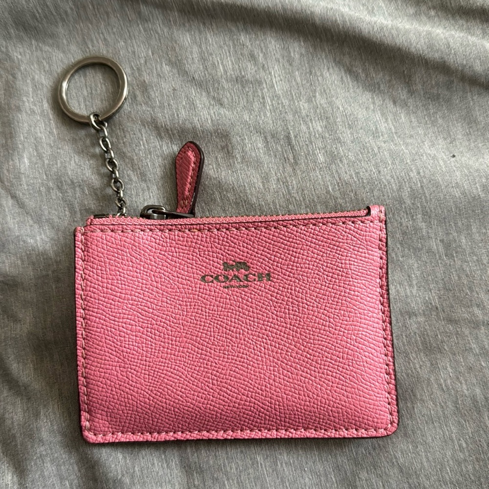 Coach keychain id holder/wallet